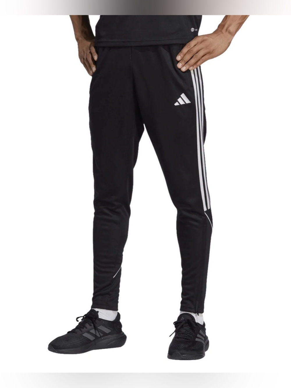 adidas Tiro 23 League Training Pants Mens Size Large Black Track Pants HS7232